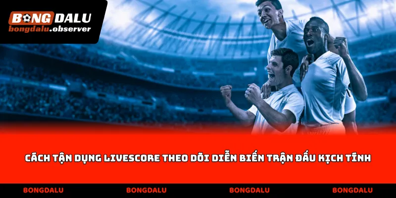 Cách tận dụng Livescore theo dõi diễn biến trận đấu kịch tính