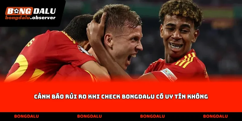 Cảnh báo rủi ro khi check Bongdalu có uy tín không