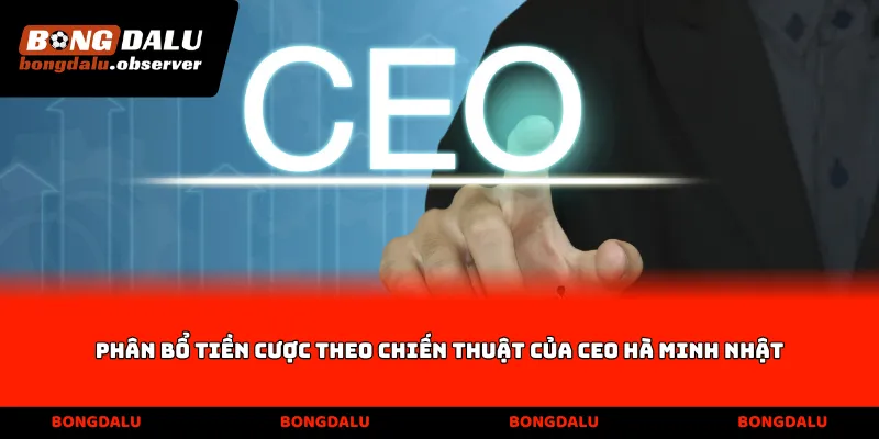 Phân bổ tiền cược theo chiến thuật của CEO Hà Minh Nhật