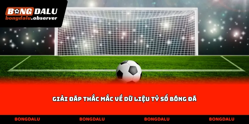 Giải đáp thắc mắc về dữ liệu tỷ số bóng đá