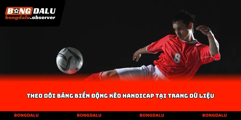 Theo dõi bảng biến động Kèo Handicap tại trang dữ liệu